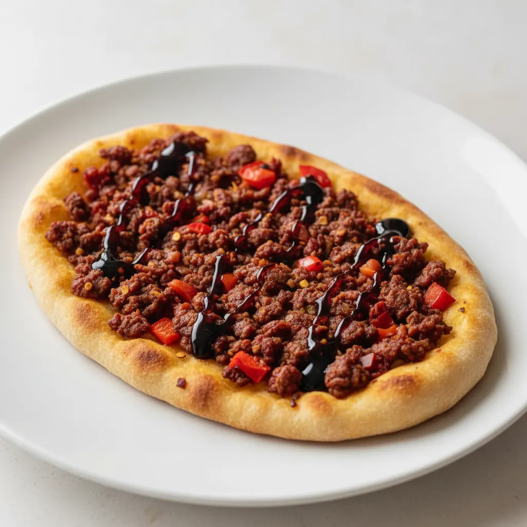 Spicy Lamb Flatbread Spicy Lamb Flatbread