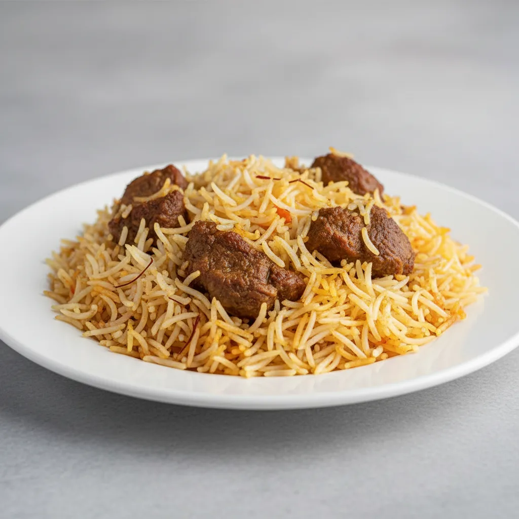 Boneless Goat Biryani Boneless Goat Biryani