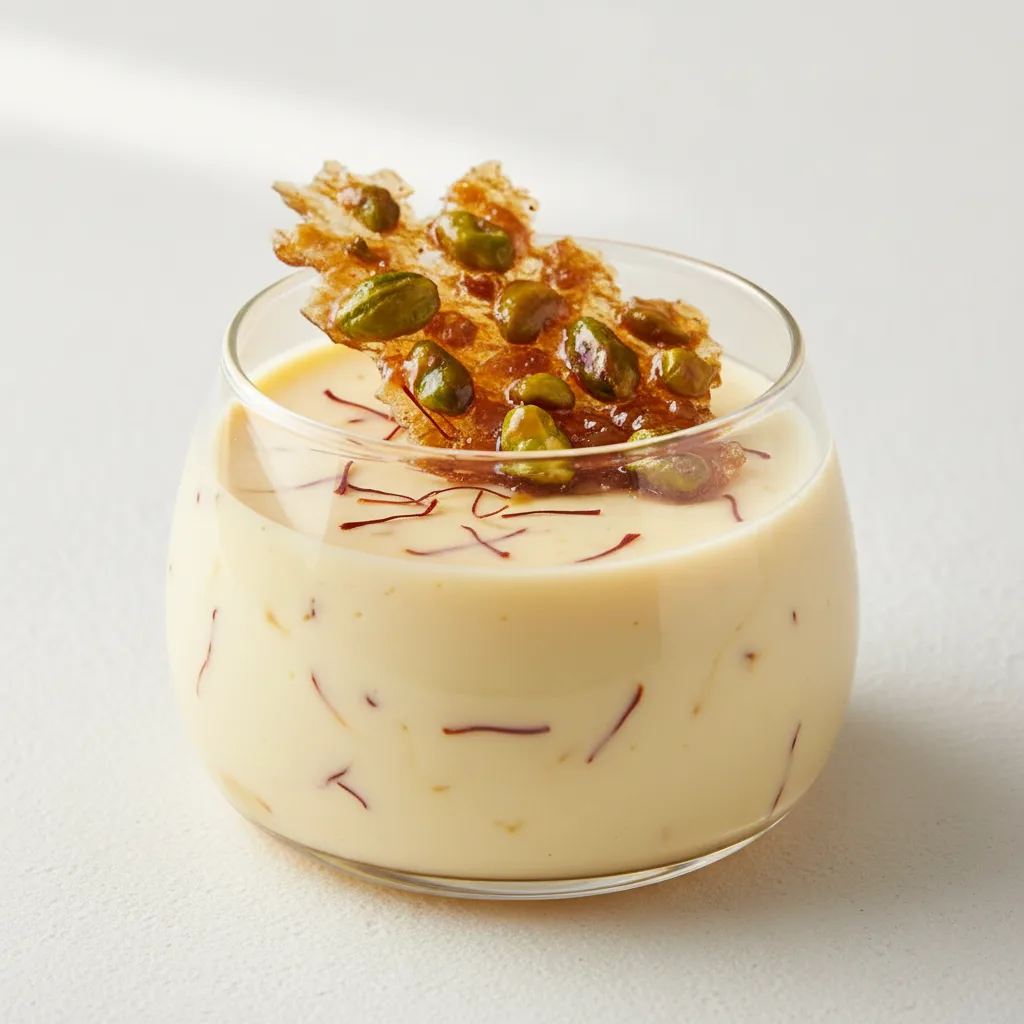 Saffron Panna Cotta Saffron Panna Cotta