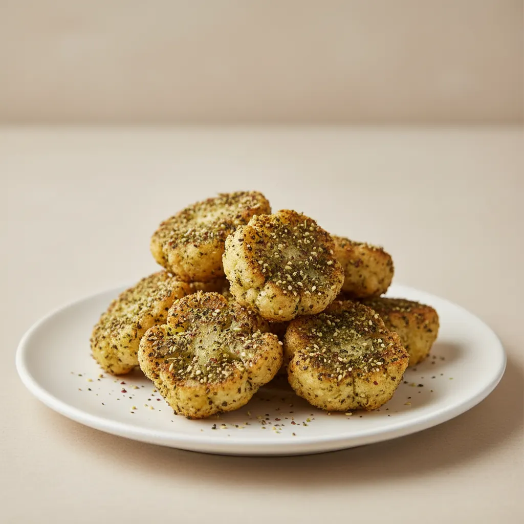 Zaatar Cauliflower Fritters Zaatar Cauliflower Fritters