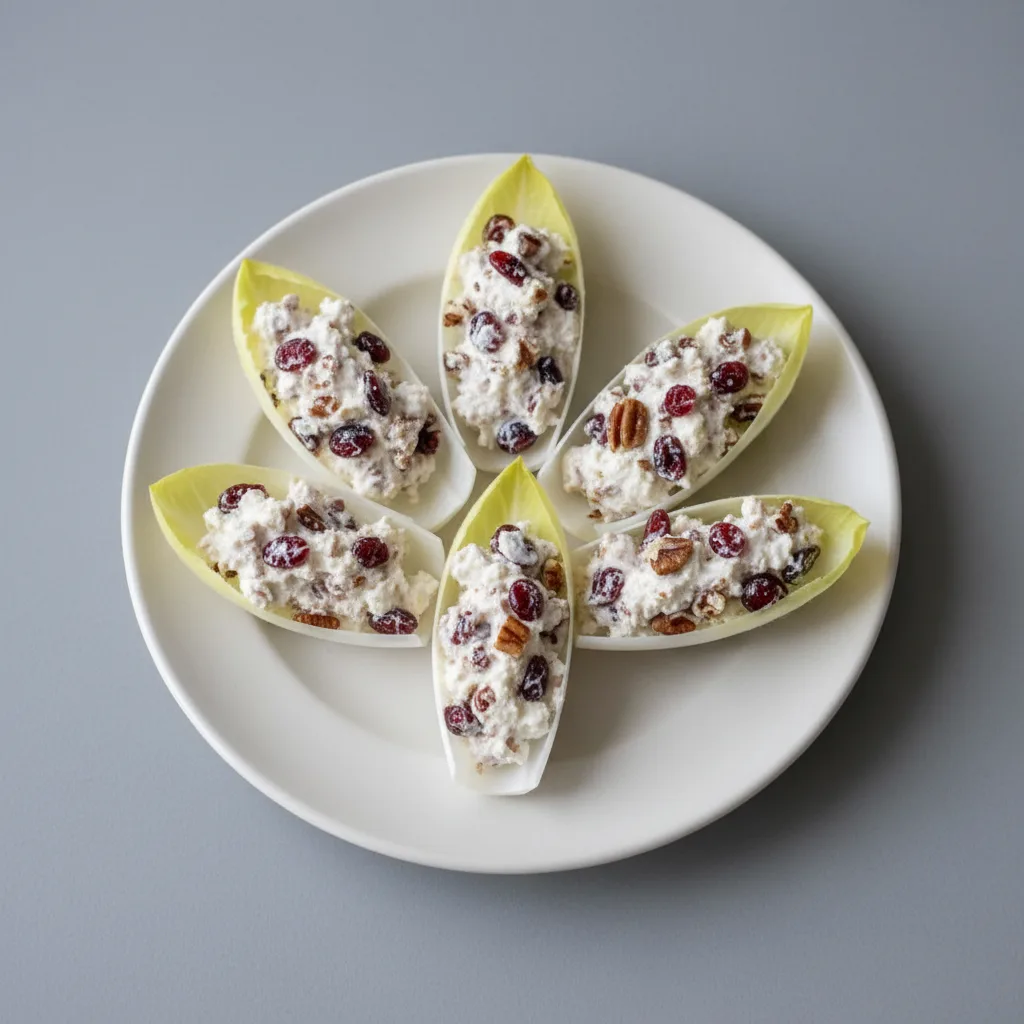 Cranberry and Pecan Goat Cheese Endive Cranberry and Pecan Goat Cheese Endive