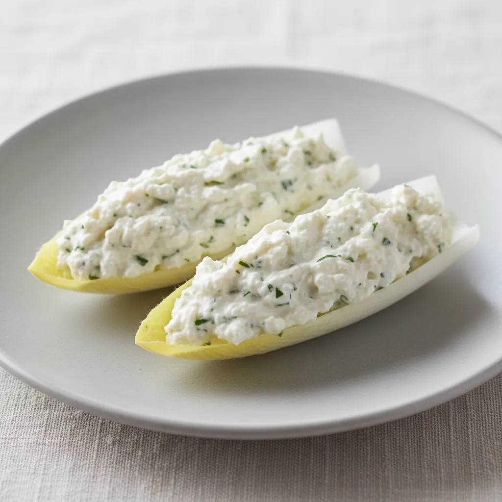 Endive Spears with Herbed Goat Cheese Endive Spears with Herbed Goat Cheese