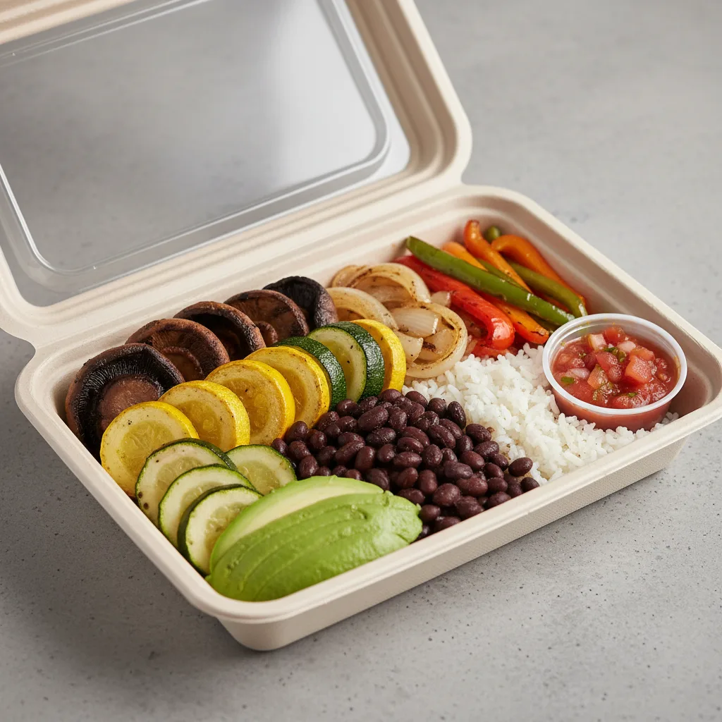 Vegetarian Fajita Boxed Lunch Vegetarian Fajita Boxed Lunch