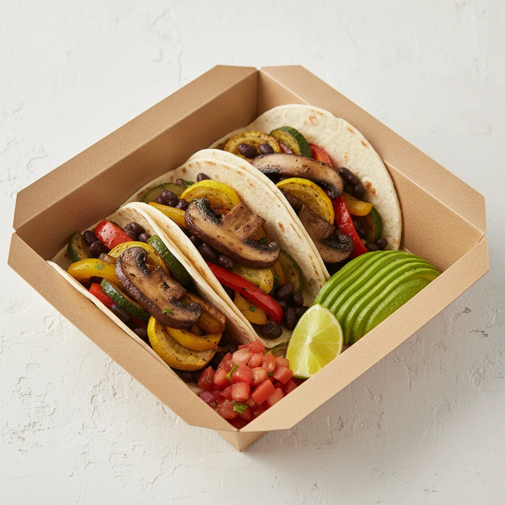 Vegetarian Taco Boxed Lunch Vegetarian Taco Boxed Lunch
