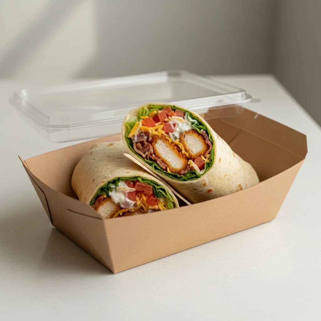 Crispy Chicken Wrap Boxed Meal Crispy Chicken Wrap Boxed Meal