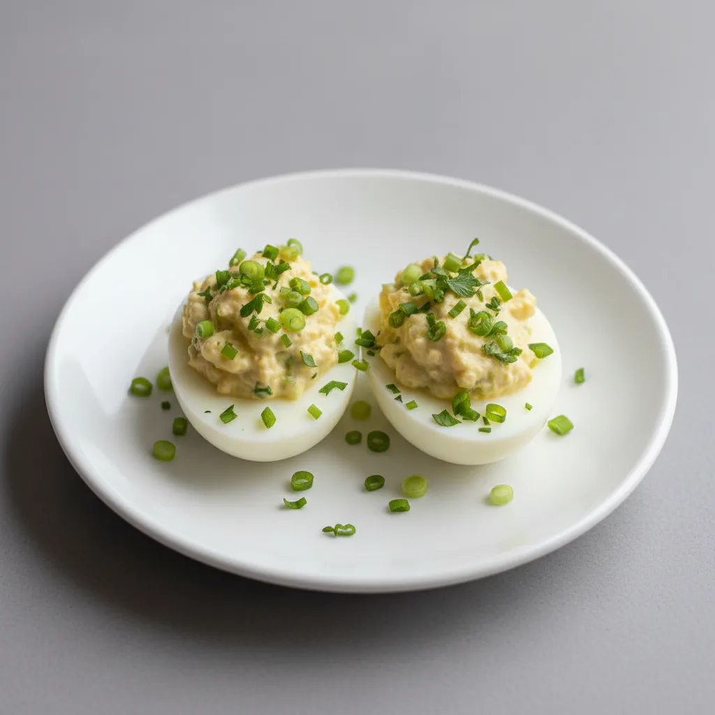 Devilled Eggs with Tarragon and Scallions Devilled Eggs with Tarragon and Scallions
