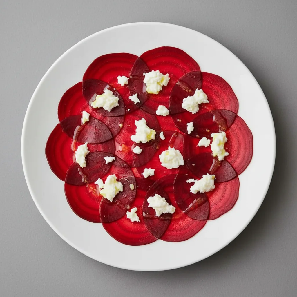 Beet Carpaccio with Goat Cheese Beet Carpaccio with Goat Cheese