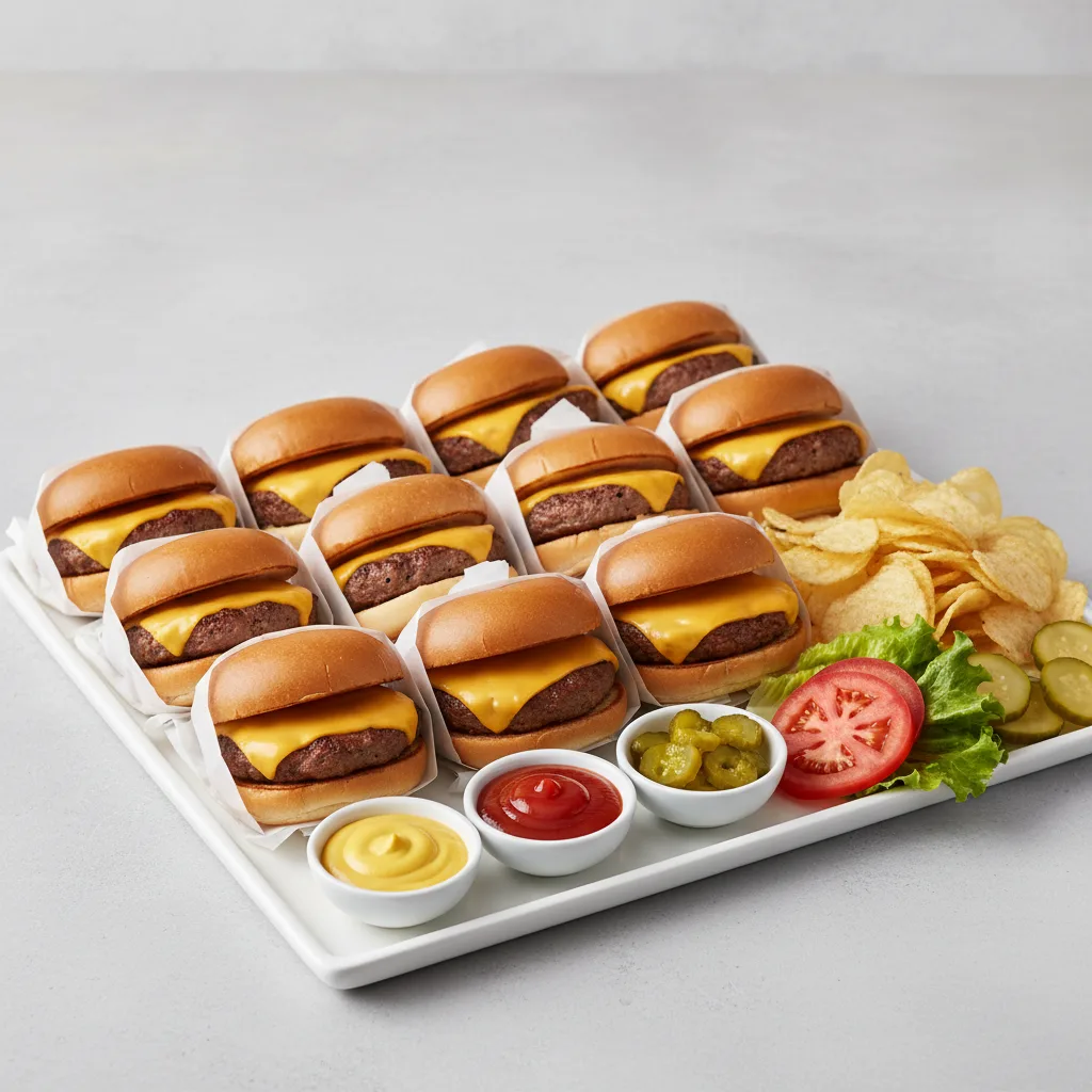 Kid's Burger Bar with Yukon Chips Kid's Burger Bar with Yukon Chips