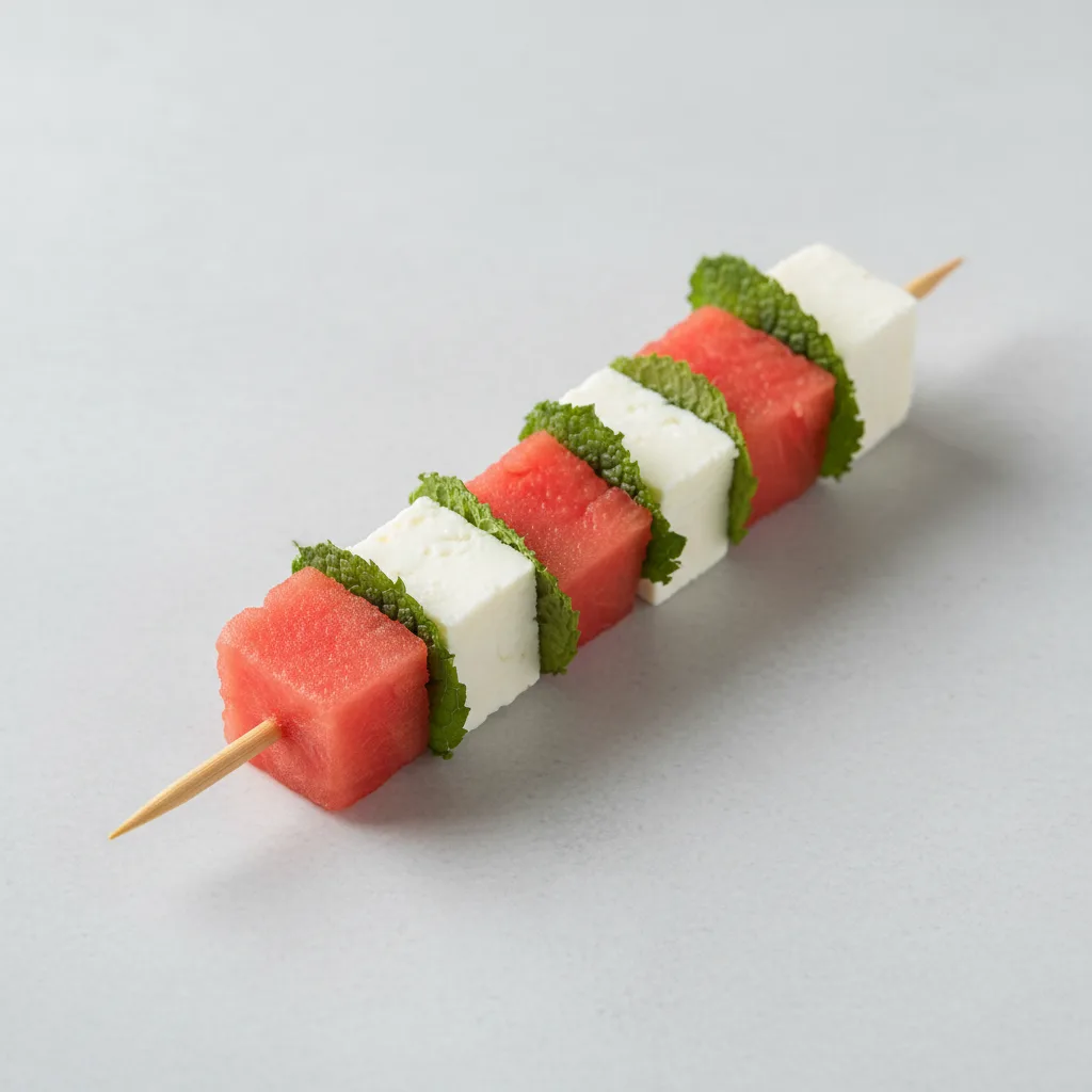 Watermelon Feta Skewer Watermelon Feta Skewer