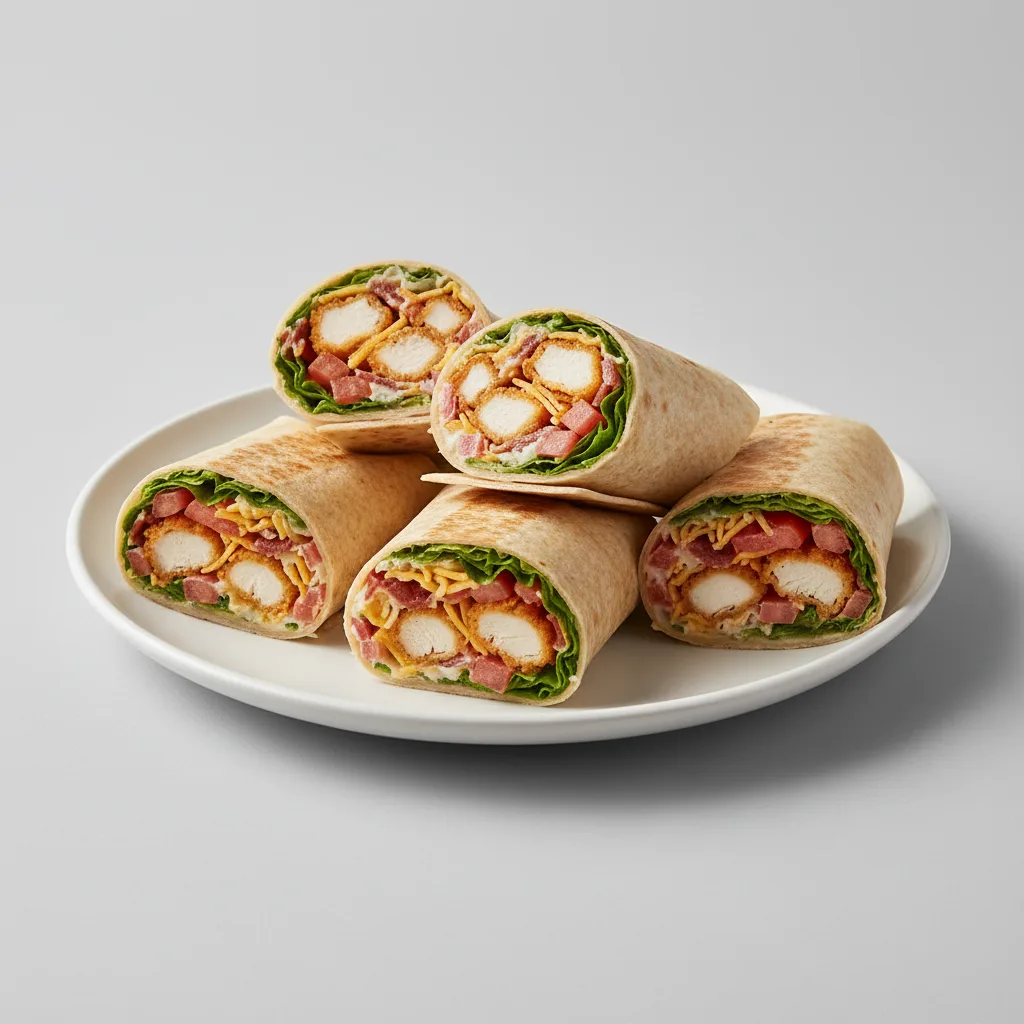 Crispy Chicken Tenders Wrap Crispy Chicken Tenders Wrap