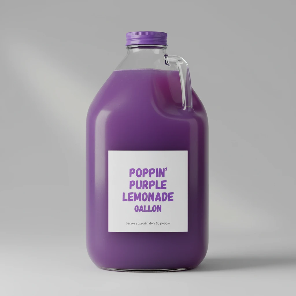 Poppin' Purple Lemonade Gallon Poppin' Purple Lemonade Gallon