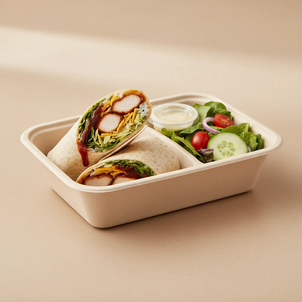 Side House Salad Whiskey River BBQ Chicken Wrap Boxed Meal Side House Salad Whiskey River BBQ Chicken Wrap Boxed Meal