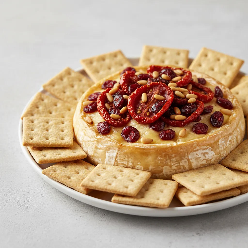 Crackers Cranberry Baked Brie Crackers Cranberry Baked Brie