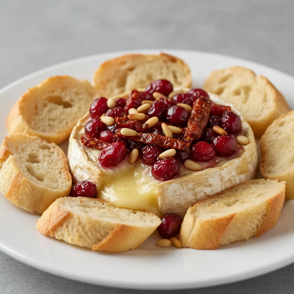 Baguette Cranberry Baked Brie Baguette Cranberry Baked Brie