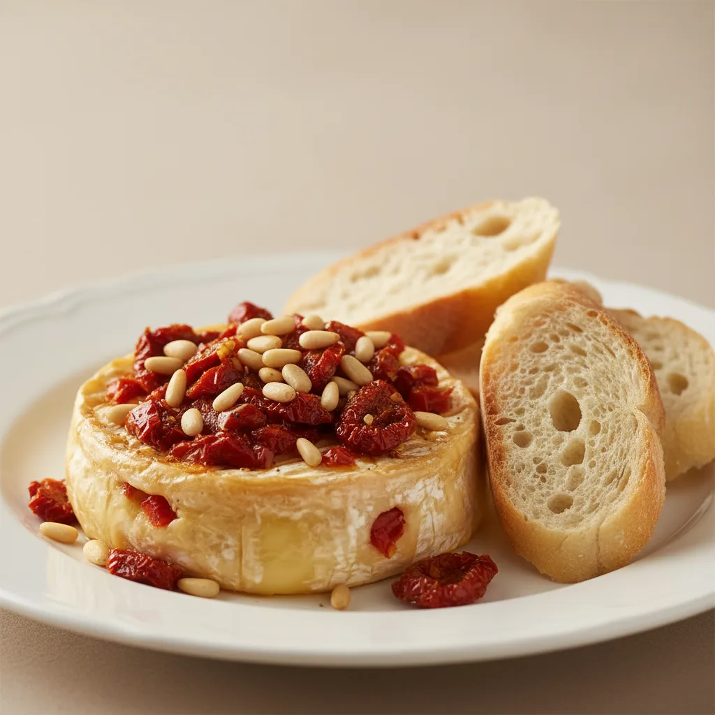 Baguette Red Pepper Baked Brie Baguette Red Pepper Baked Brie