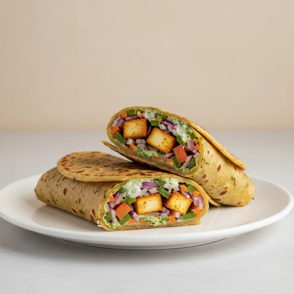 Hara Bhara Paneer Wrap