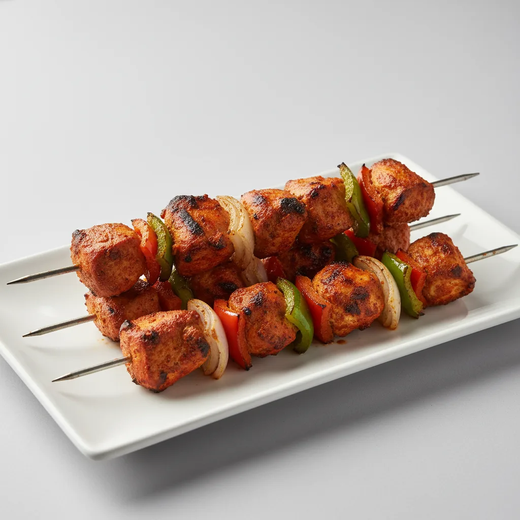 Chilli Chicken Tikka Kebab (Spicy)