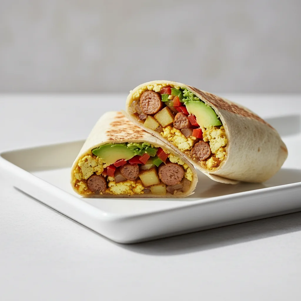 Vegan Breakfast Burrito Tray Vegan Breakfast Burrito Tray