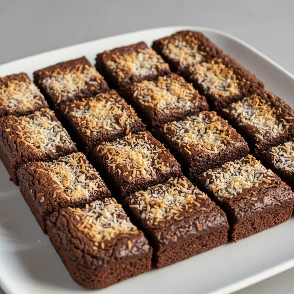 Dozen Gluten-Free Coconut Brownies Dozen Gluten-Free Coconut Brownies