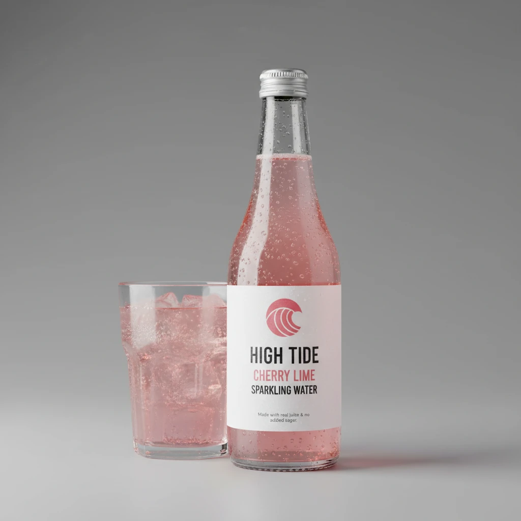 High Tide Cherry Lime Sparkling Water