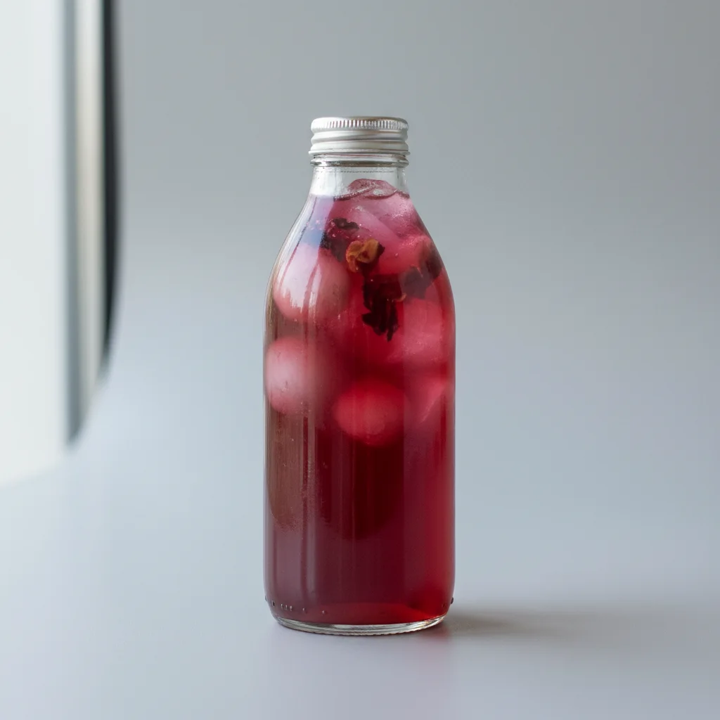 Iced Lychee Hibiscus Tea