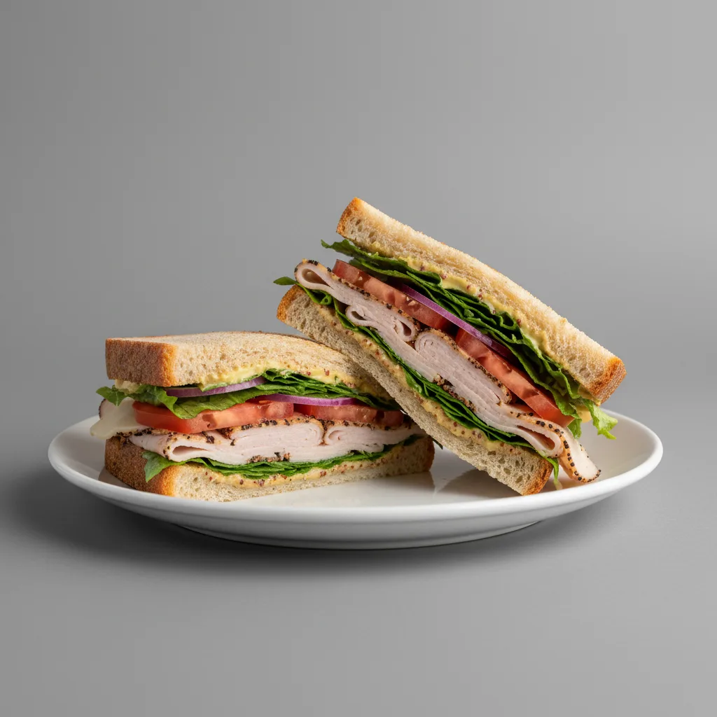 Cracked Pepper Turkey Sandwich Cracked Pepper Turkey Sandwich