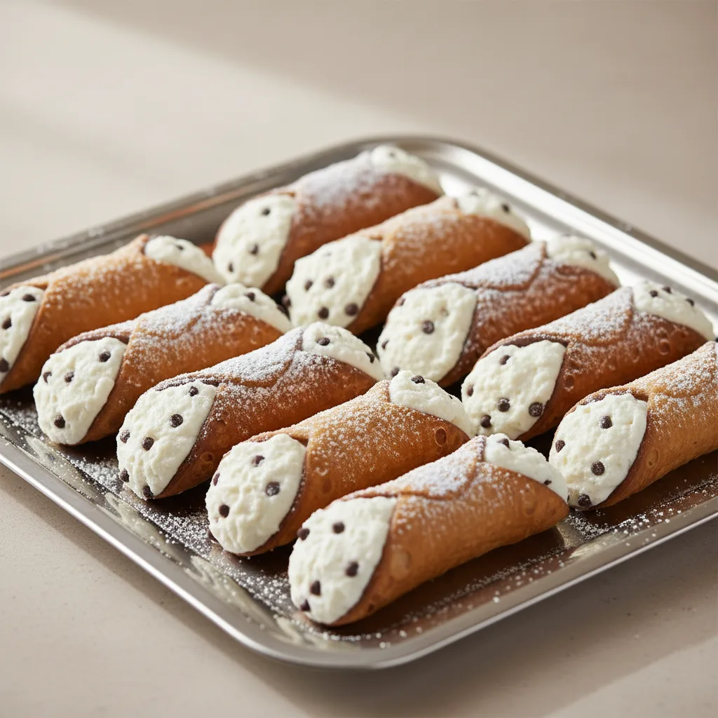 Tray of Cannolis