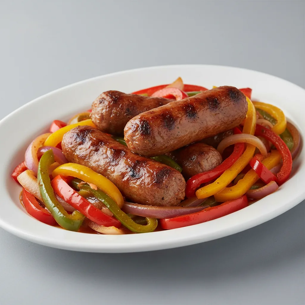 Sausage, Peppers and Onions Tray