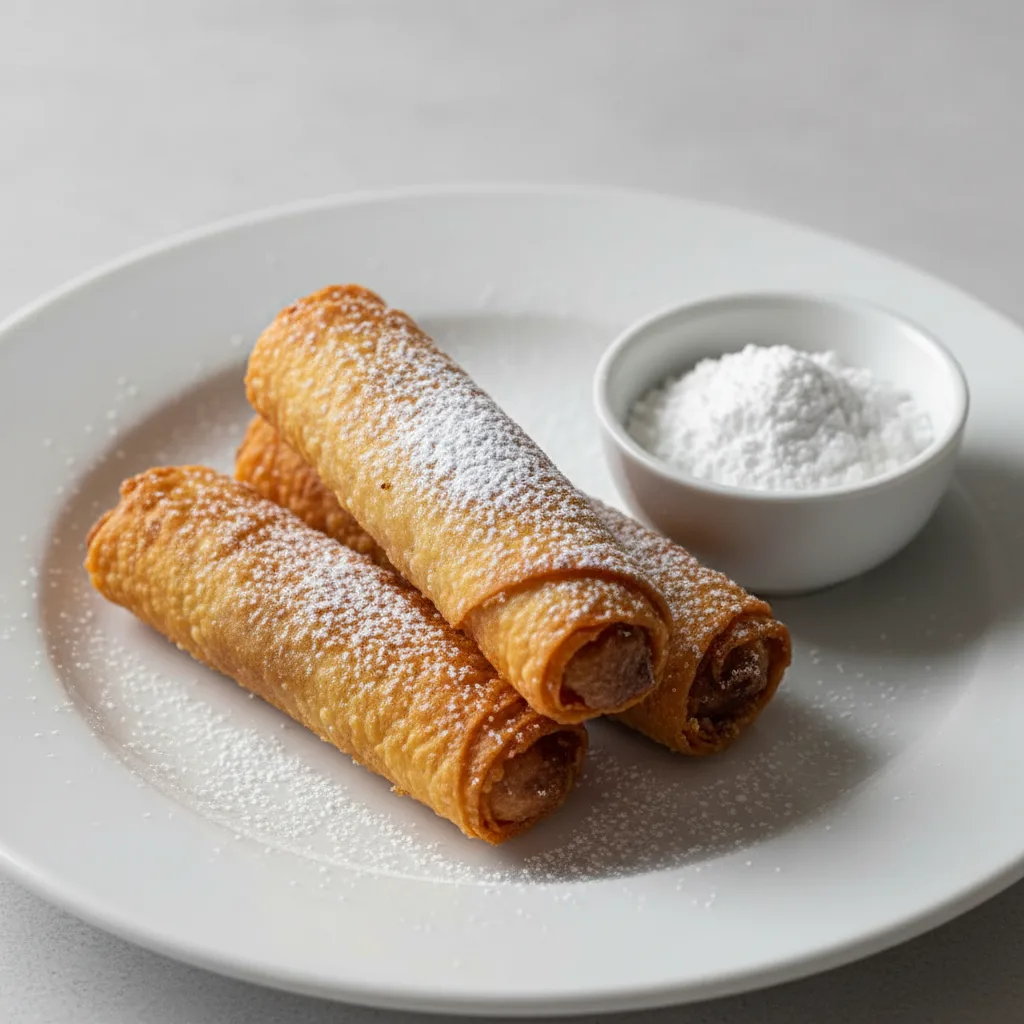 Banana Coconut Crispy Roll Banana Coconut Crispy Roll
