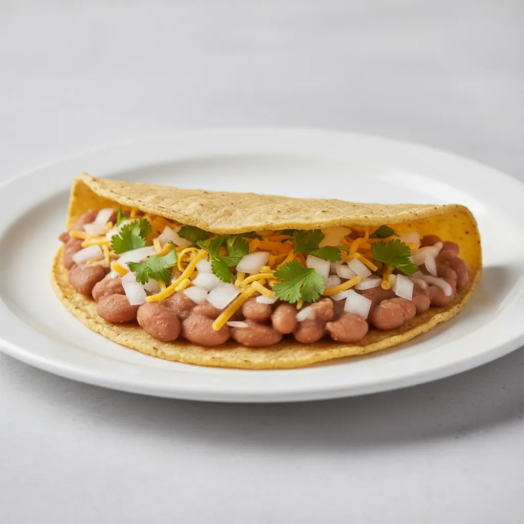 Bean and Cheese Taco Bean and Cheese Taco