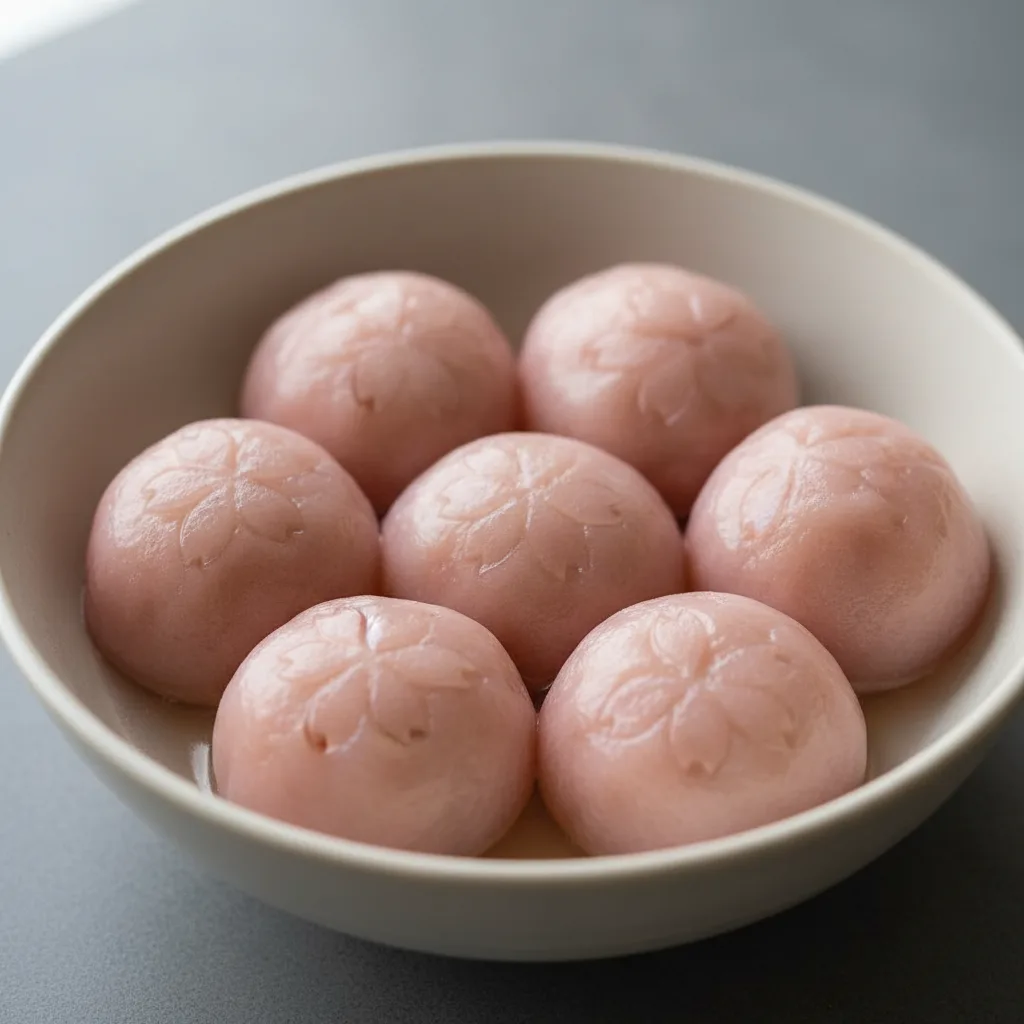 Cherry Blossom Shrimp and Pork Soup Dumplings Cherry Blossom Shrimp and Pork Soup Dumplings