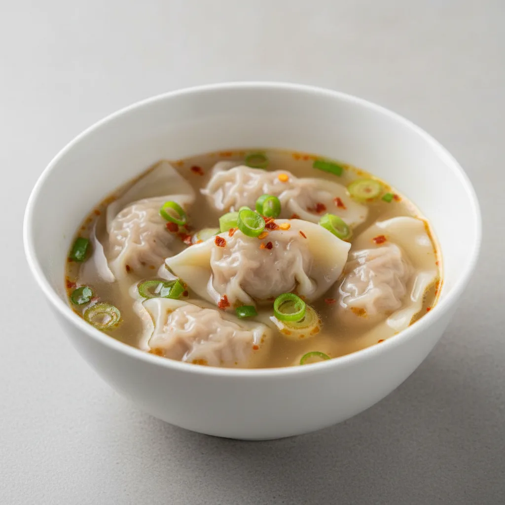 Pork Wonton with Sour Soup Pork Wonton with Sour Soup