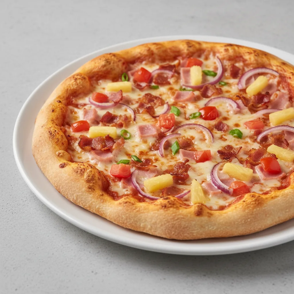 Maui Zaui Pizza with Ham (Small 10") Maui Zaui Pizza with Ham (Small 10")