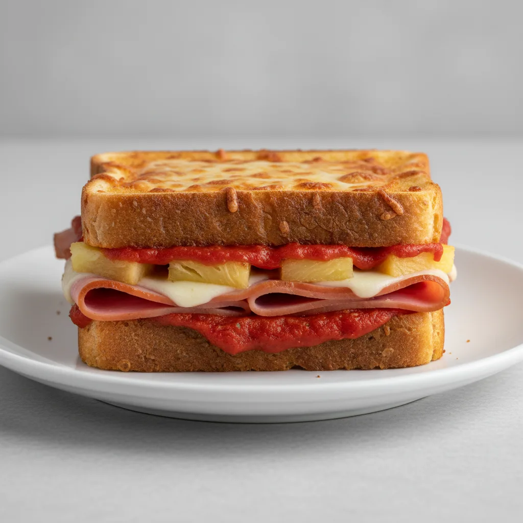 Hawaiian Pizza Sandwich