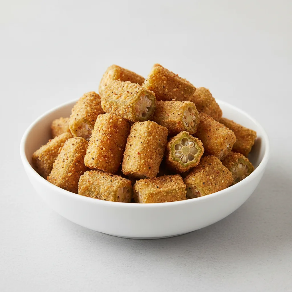Single Fried Okra Single Fried Okra