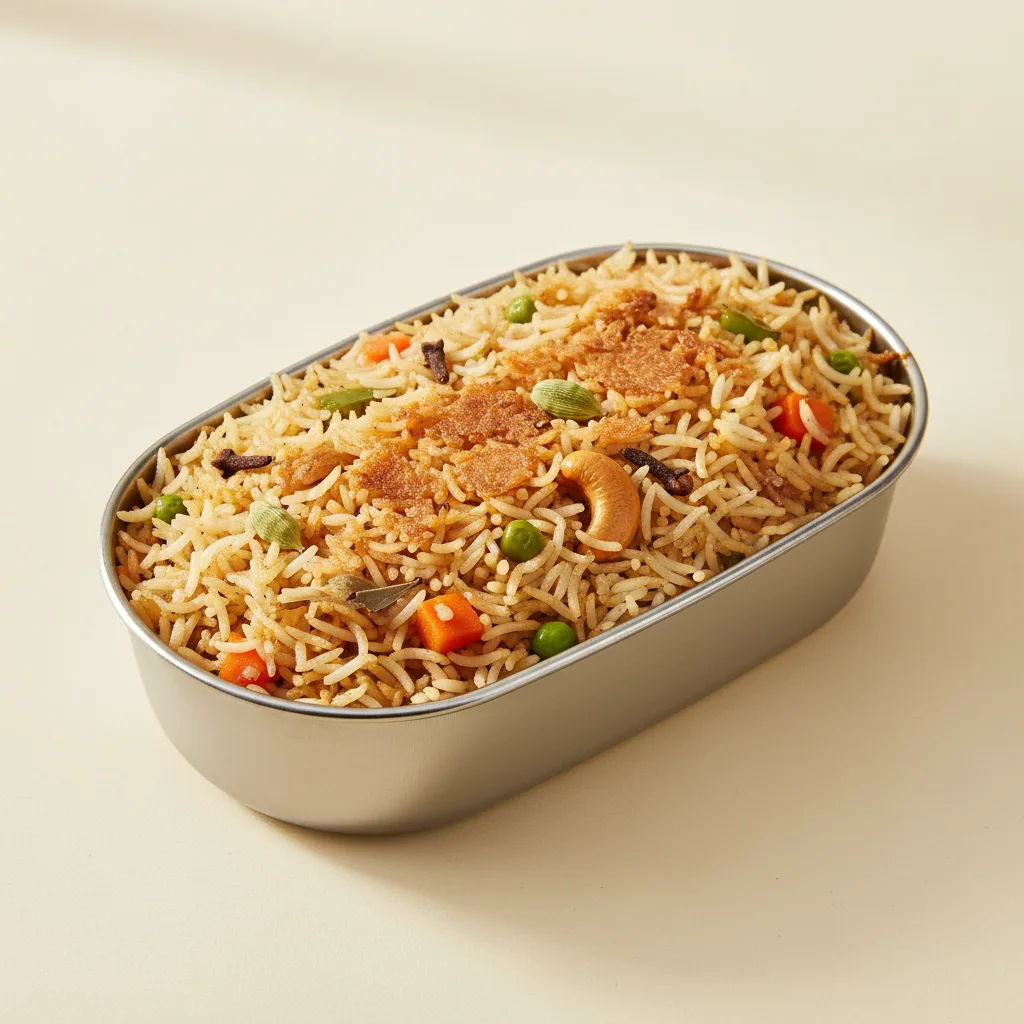 Vegetarian Biryani Tray Vegetarian Biryani Tray