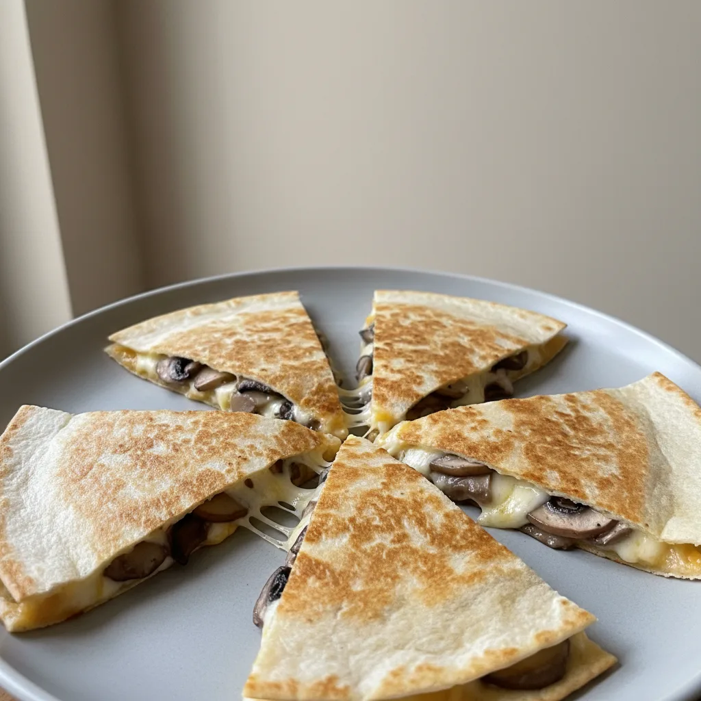 Mushroom Quesadilla Mushroom Quesadilla