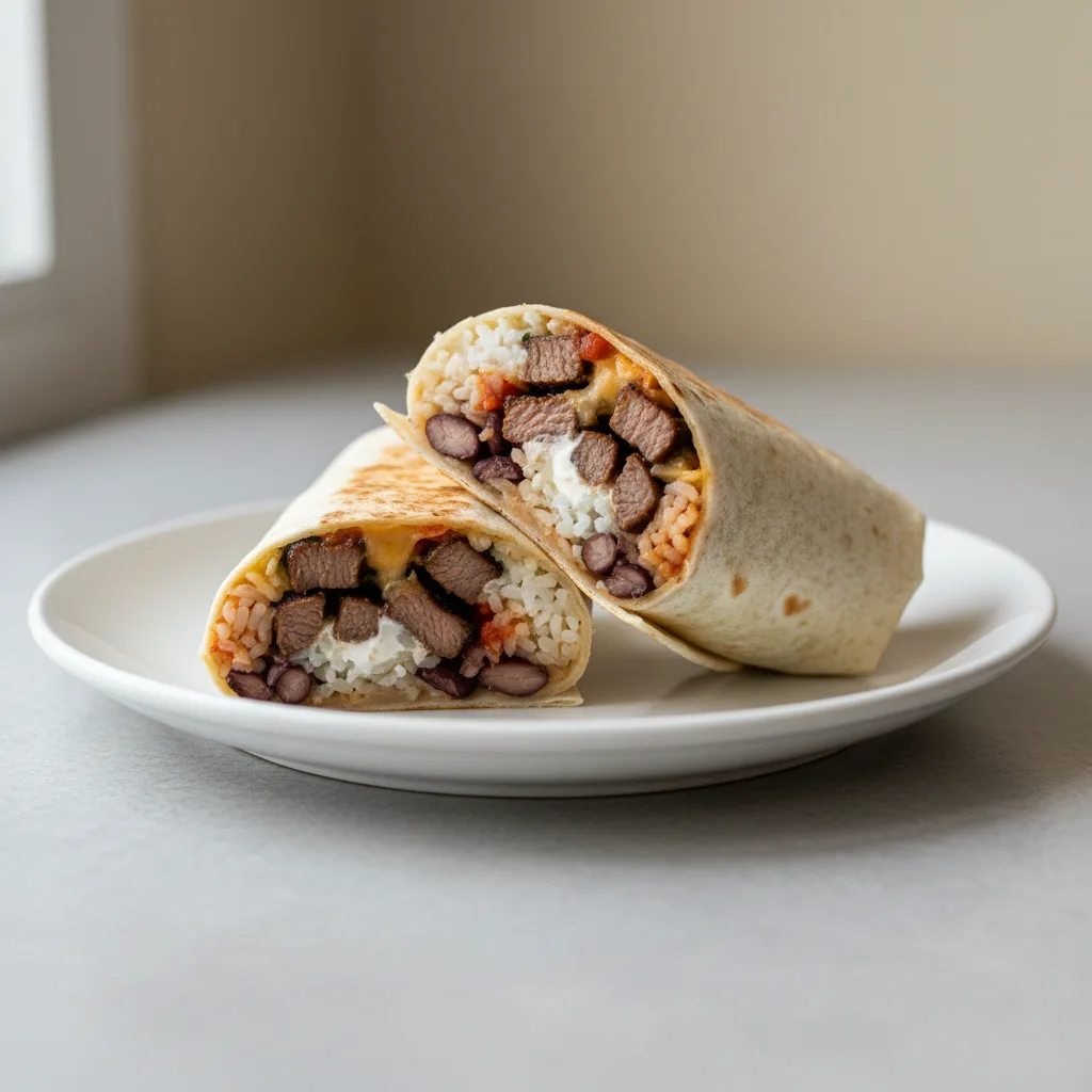 Grilled Steak Strips Super Burrito Grilled Steak Strips Super Burrito