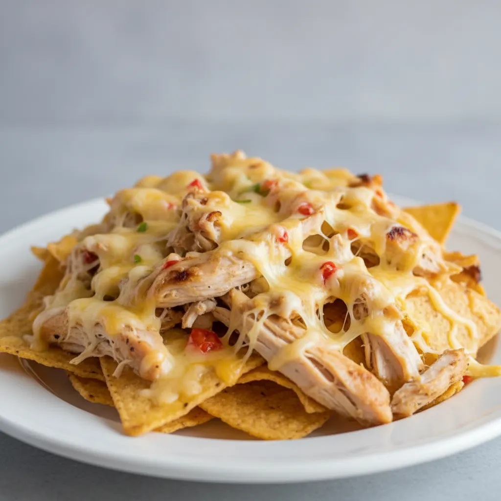 Shredded Chicken Nachos Shredded Chicken Nachos