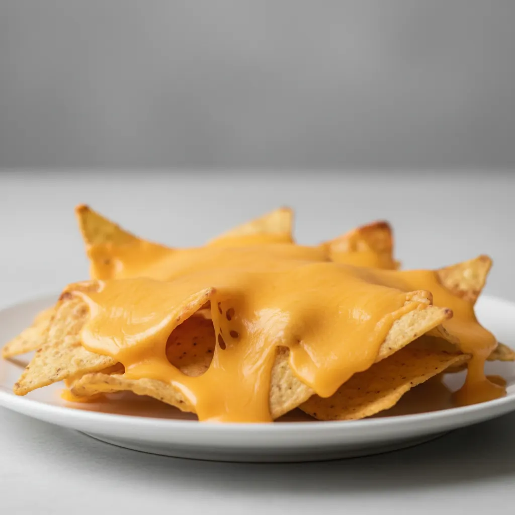 Melted Cheese Nachos Melted Cheese Nachos