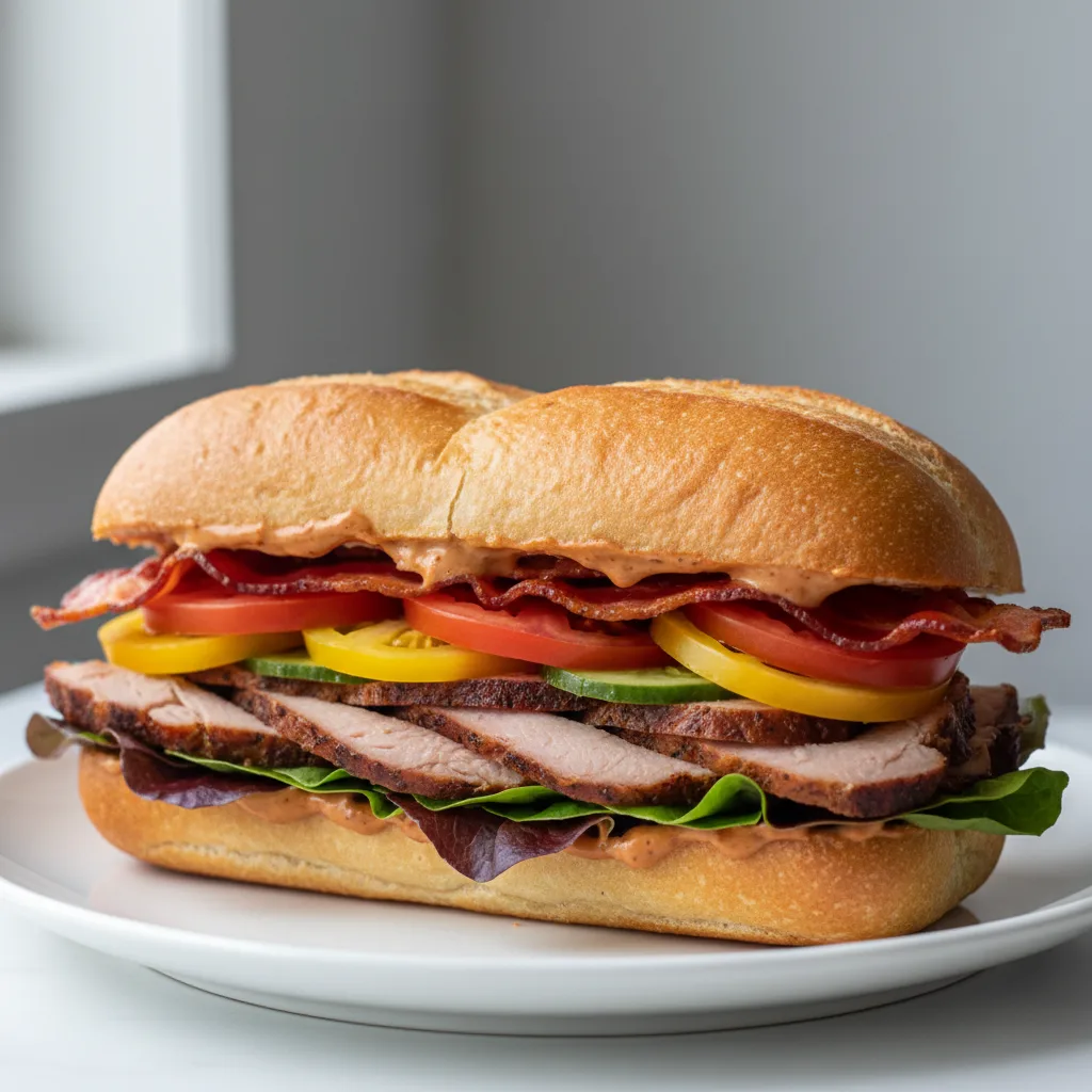 Triple Smoked Turkey Hero Triple Smoked Turkey Hero
