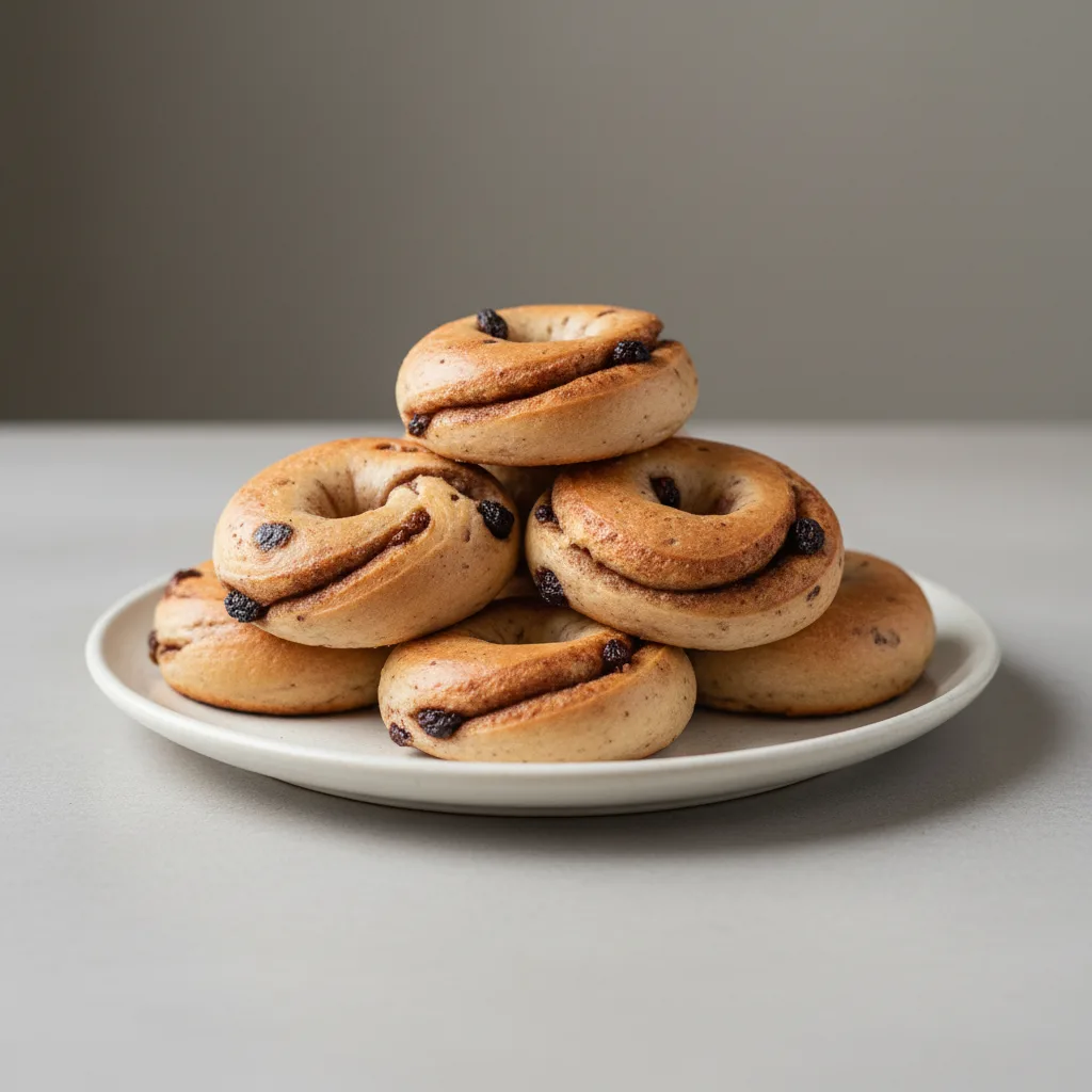 Cinnamon Raisin Mini 1/2 Dozen Bagels Cinnamon Raisin Mini 1/2 Dozen Bagels