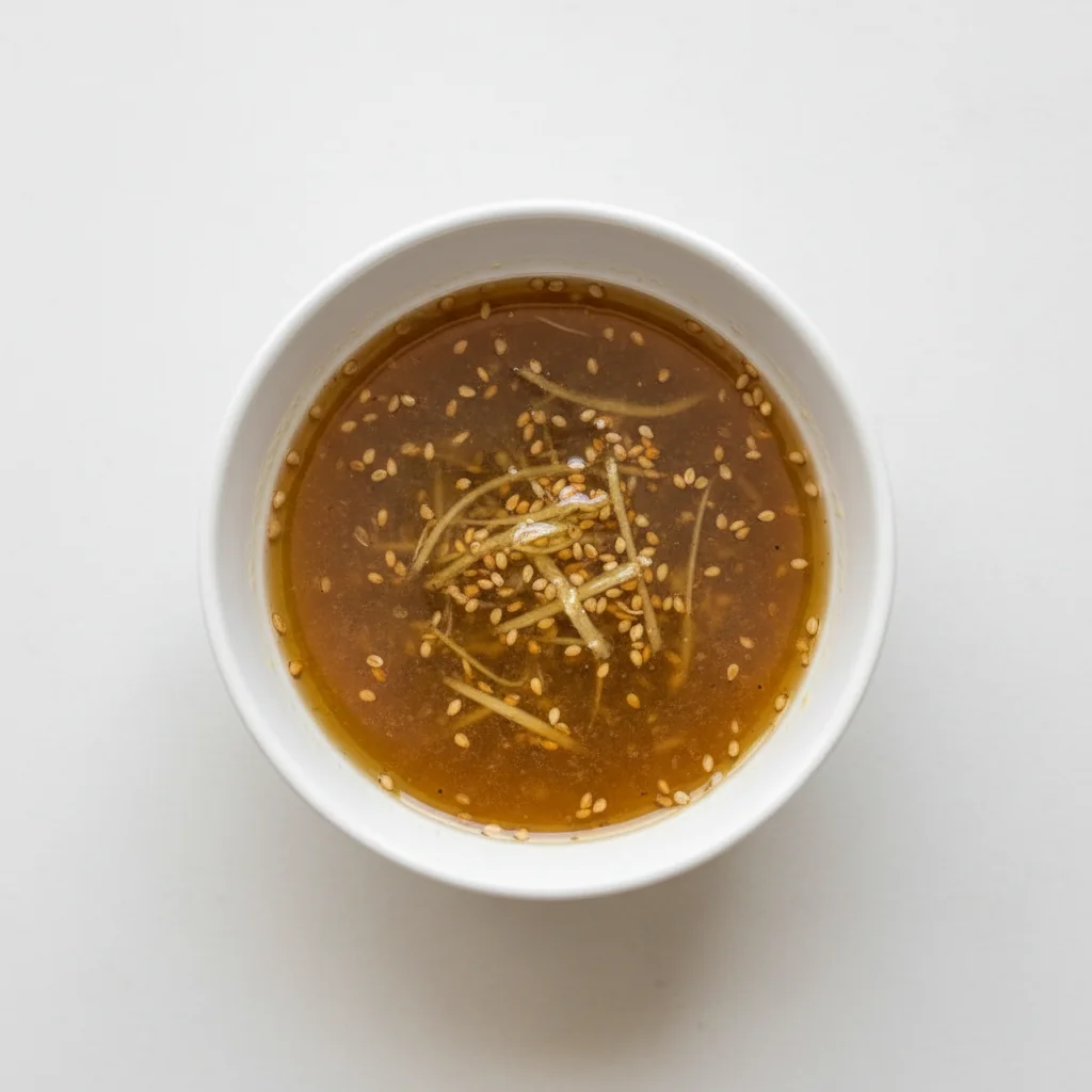 Soy-Sesame Ginger Dressing