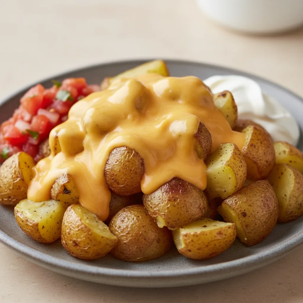 Cheesy Queso Potatoes Cheesy Queso Potatoes