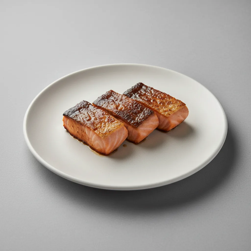 Salmon Pan-Seared (No Skewer) Salmon Pan-Seared (No Skewer)