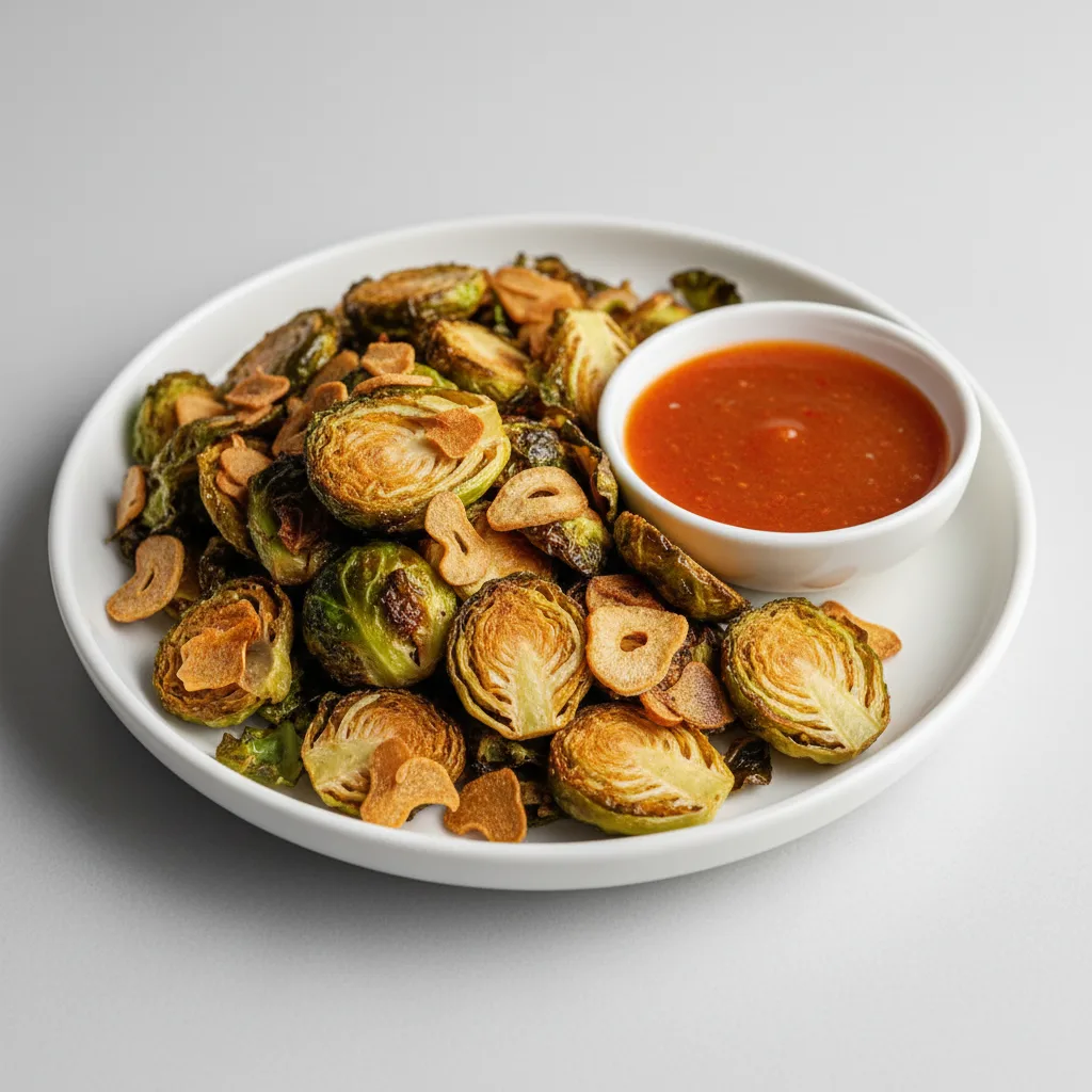 Brussels Sprouts with Honey Sriracha Dressing Brussels Sprouts with Honey Sriracha Dressing