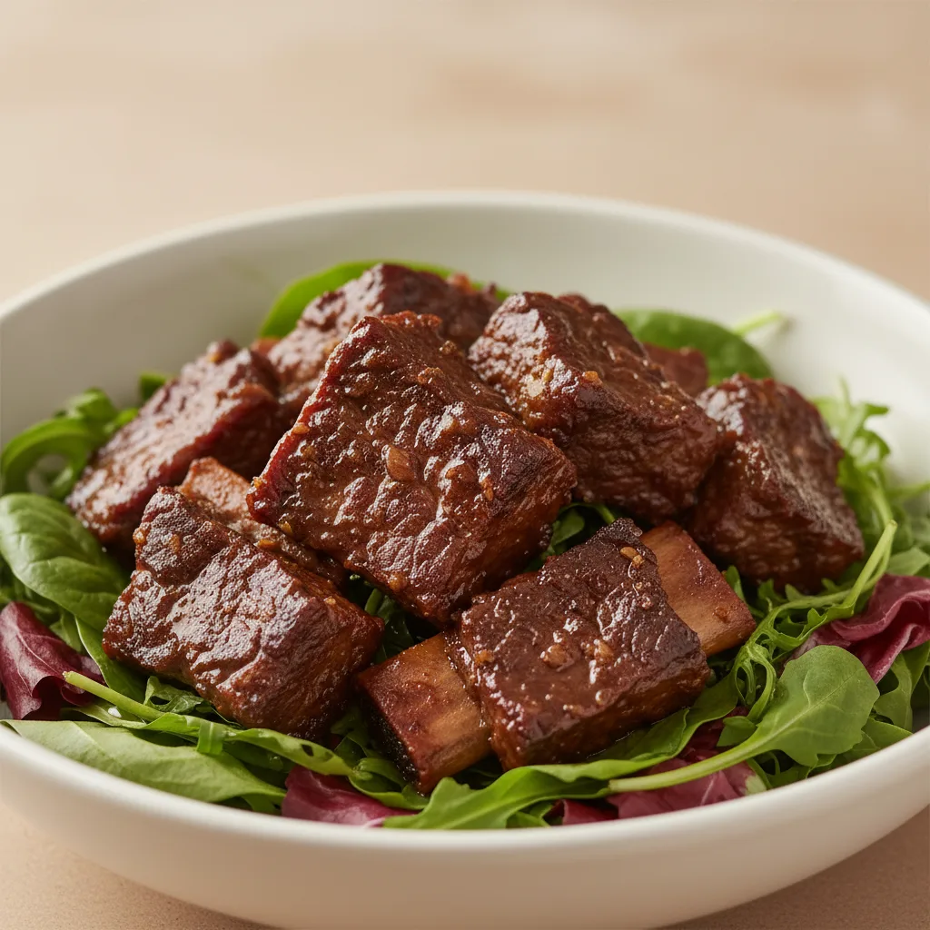 Short Rib Bowl - Salad Mix Short Rib Bowl - Salad Mix
