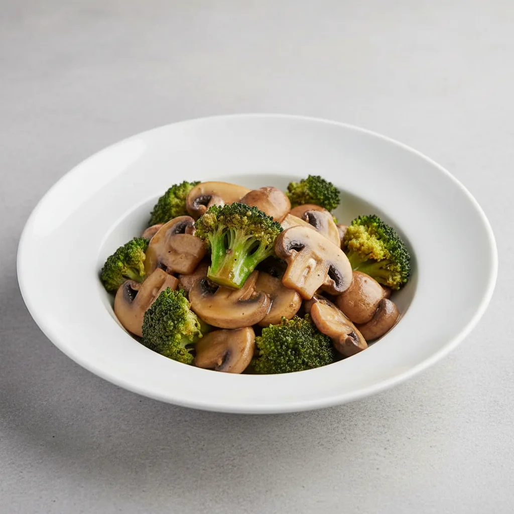 Broccoli and Mushroom Broccoli and Mushroom