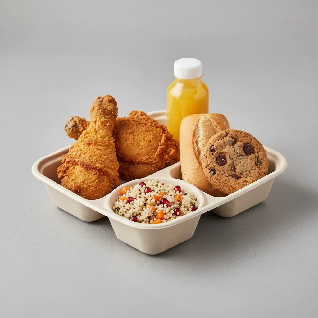 Fried Chicken, Quinoa, Chocolate Chip Cookie Fried Chicken, Quinoa, Chocolate Chip Cookie
