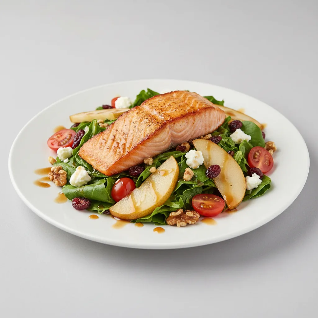 New York Salad With Salmon